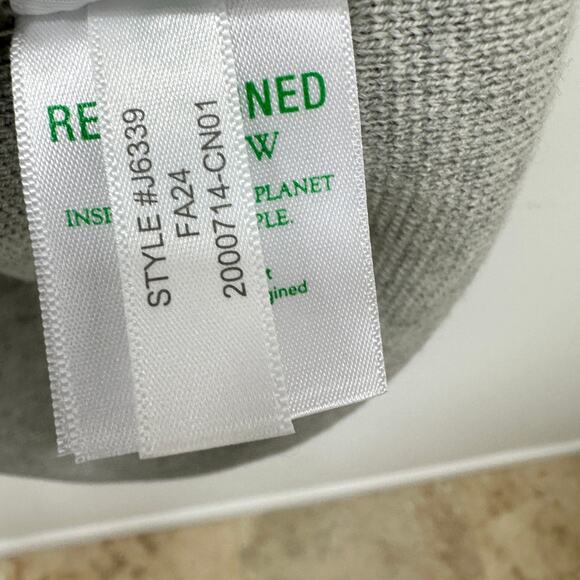 NEW J.Crew Juliette Collarless Sweater Blazer Pockets Long Gray Relaxed XXS - Picture 12 of 15